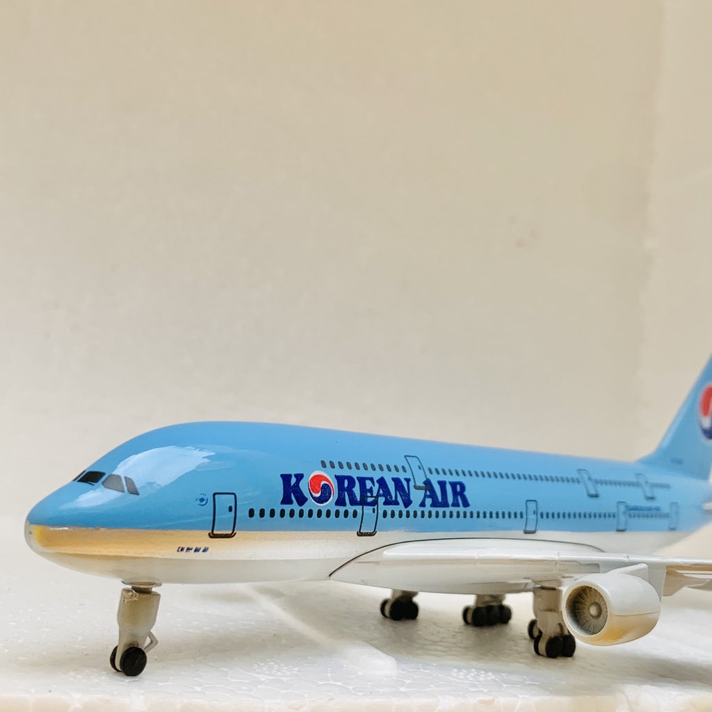 MÔ HÌNH MÁY BAY HÀN QUỐC KOREAN AIR 20CM CỰC ĐẸP HÀNG LOẠI 1 FULLBOX