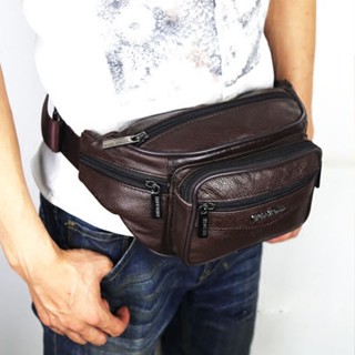 Túi Đeo Hông Bằng Da Bò Thật Đa Chức Năng Để Đựng Điện Thoại Tiện Dụng Và Bền