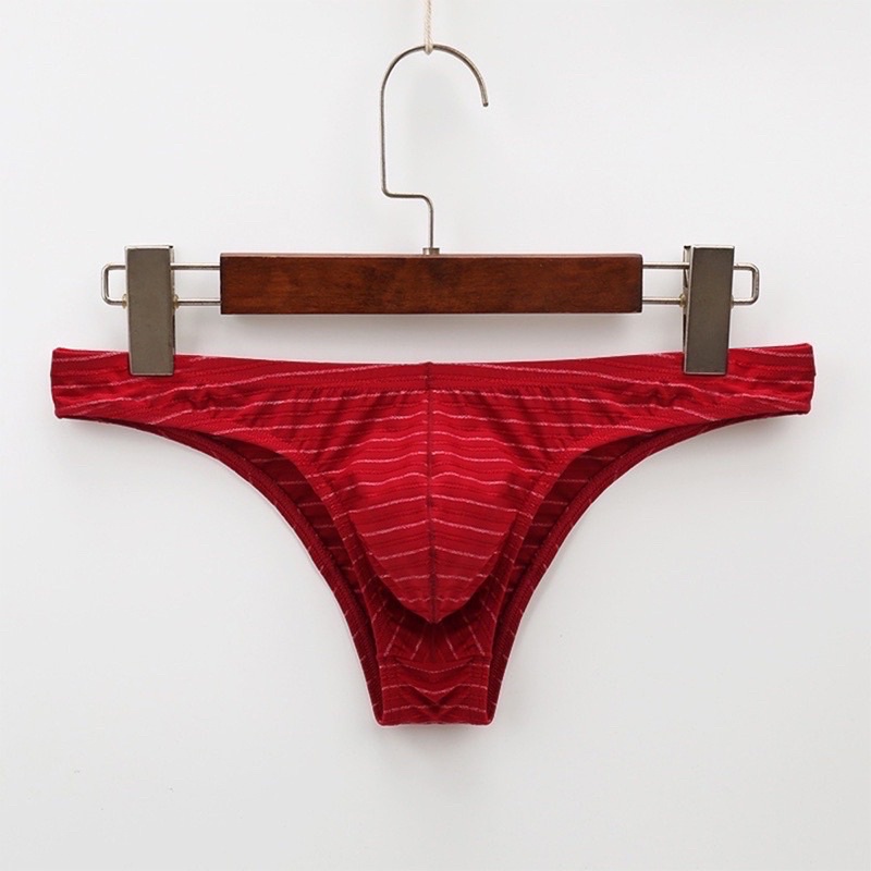 Quần lót nam bikini thun lạnh mềm mát màu tím size XL