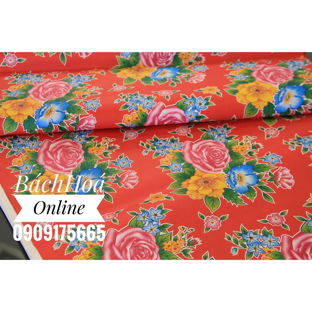 Giấy đỏ tết, mẫu hoa dùng để gói quà, chậu cây 55x65cm