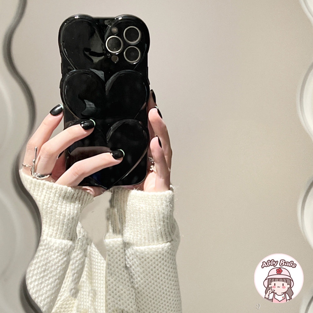 Ốp Điện Thoại TPU Mềm Chống Sốc Họa Tiết Trái Tim Cho IPhone 14 Pro Max 11 7Plus 13 12 11 Pro Max X XS XR