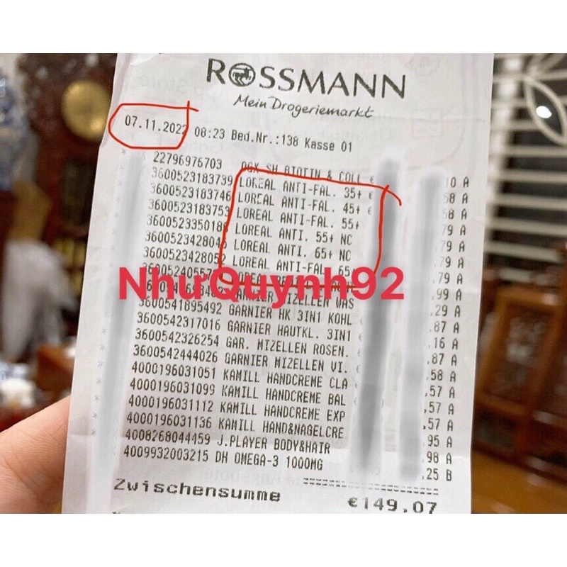 Kem Dưỡng Da Loreal ANTI-FALTEN EXPERTE 35+, 45+