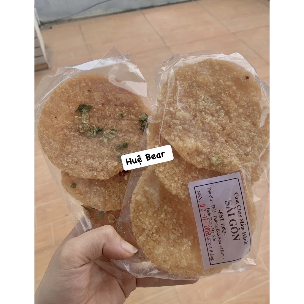 Bịch 3mieng cơm cháy mỡ hành