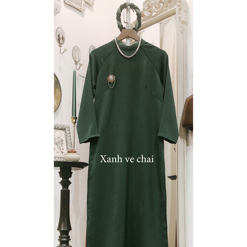 Áo Dài và Quần lẻ Tây Thi Màu Trơn