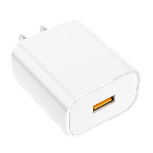 Bộ sạc nhanh 5A/22.5W Hoco DC19 chuôi dẹt kèm dây cáp dài 1M hỗ trợ sạc VOOC cho 6/7/8