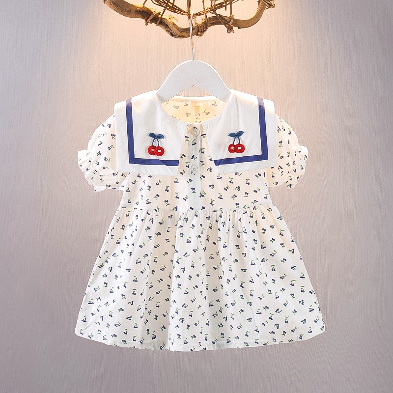 ❤Đầm Công Chúa Mùa Hè 2023 Bằng Vải Cotton Phong Cách Hàn Quốc Cho Bé Gái❤ ❤