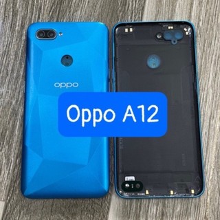 lưng vỏ oppo A12 ,kèm khay sim,phím,kính camera,ko xương