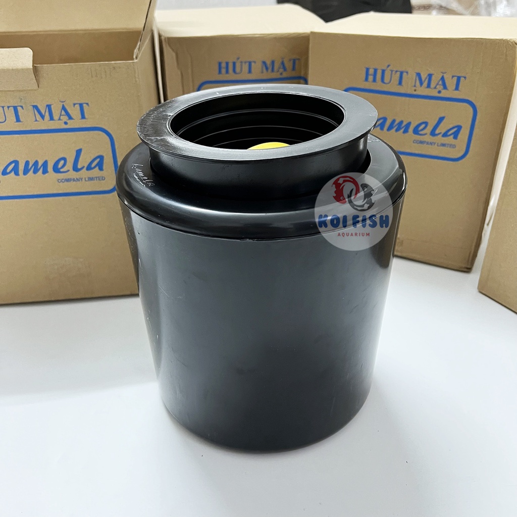 Hút mặt nhún cho hồ cá Koi Lamela ống vào phi 60