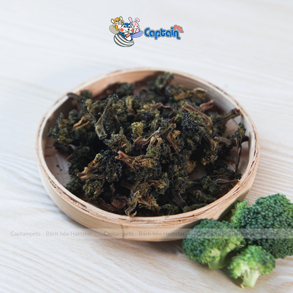 Bông cải xanh sấy khô cho thú nhỏ