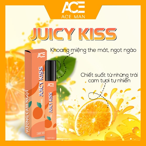 Xịt thơm miệng kissing spray ACEMAN nam nữ 10ml hương vị tự nhiên the mát | BigBuy360 - bigbuy360.vn