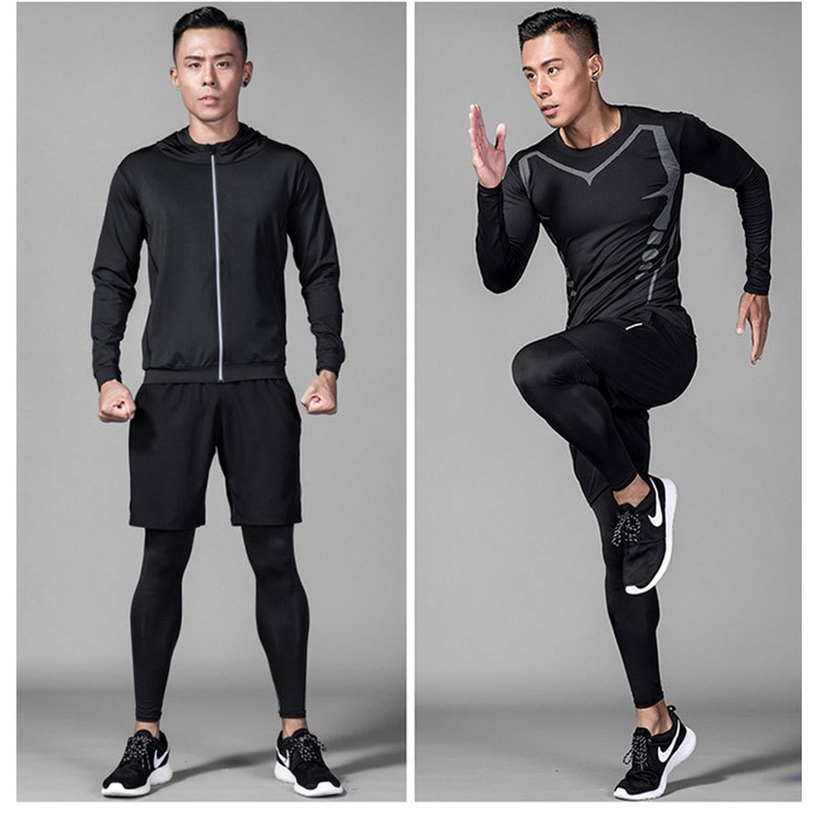 Quần giữ nhiệt nam SPORTY tập thể thao chất liệu co dãn đa chiều