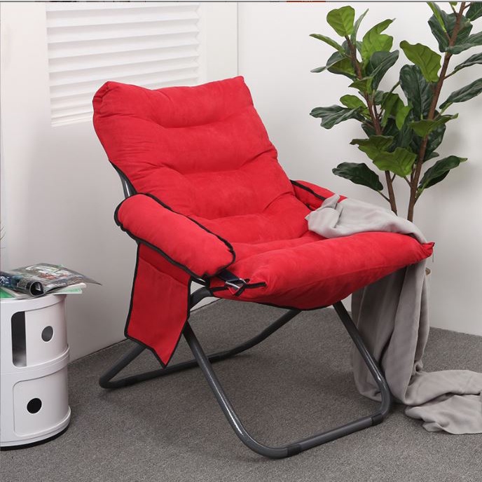 Ghế Sofa Mini Hình Mặt Trăng Thư Giãn Làm Việc Đọc Sách Xem Tivi Ghế Du Lịch Dã Ngoại Nhiều Màu Có Đệm Tựa (Kèm Đôn Gối)