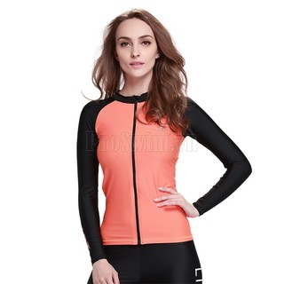Áo Bơi Dài Tay Nữ SBART/LC Kéo Khoá Chống Nắng Chống UV Kín Đáo Thích Hợp Đi Biển Dã Ngoại Thám Hiểm Hang Động