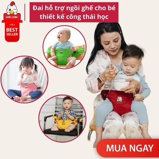 Địu em bé hỗ trợ bé ngồi ghế đai ngồi ghế cho bé thay thế ghế ăn dặm