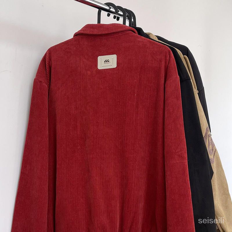 Áo Khoác Bóng Chày Dài Tay Phối Màu Tương Phản Phong Cách Đường Phố Mỹ Mùa Thu Cho Nữ