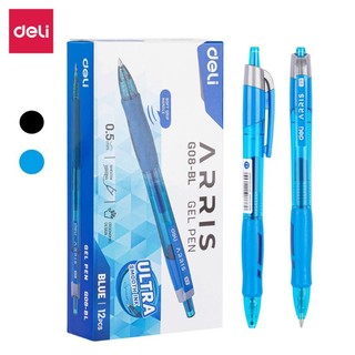 Bút gel bấm deli arris g08 ngòi 0.5mm