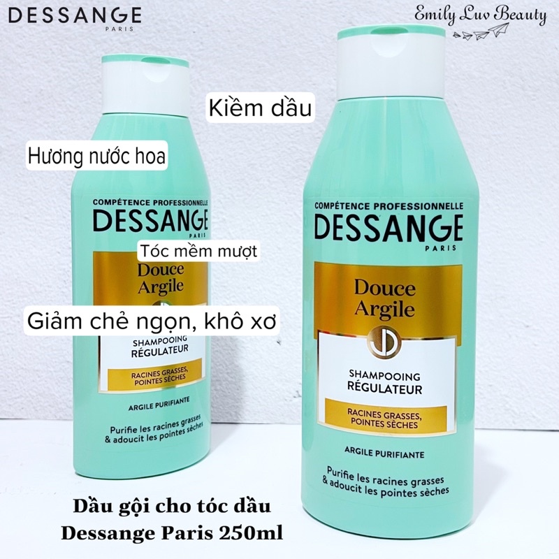 Dầu Gội Dessange Douce Argile 200ml  Dành Cho Tóc Dầu