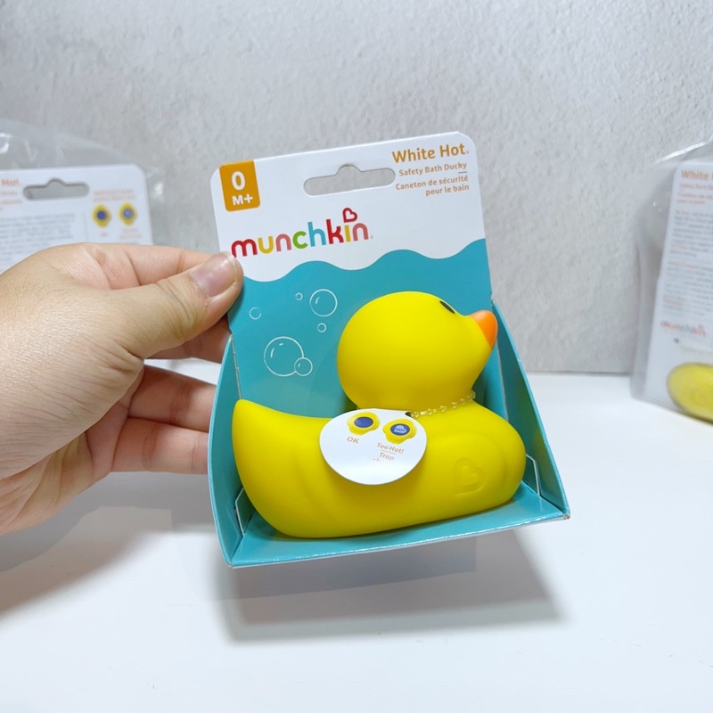 Vịt vàng đồ chơi báo nóng nước tắm Munchkin