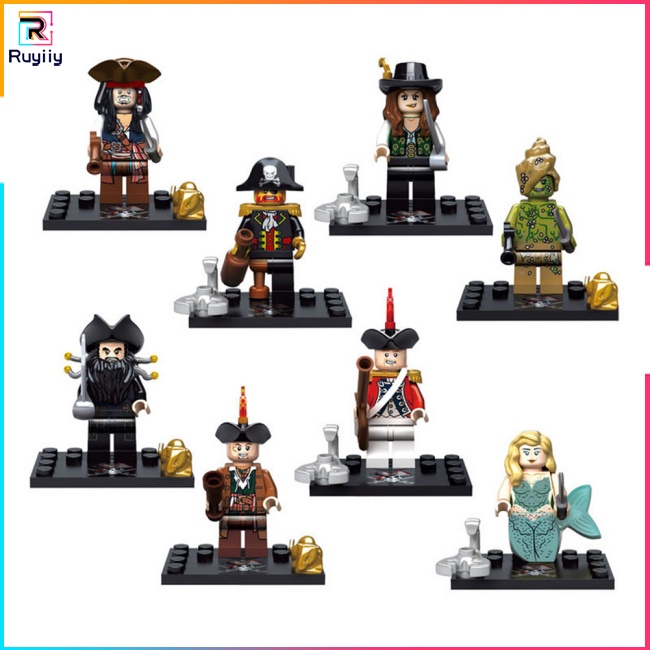 Bộ Đồ Chơi Lắp Ráp Cướp Biển Caribbean Minifigures RU3 Cho Trẻ Em
