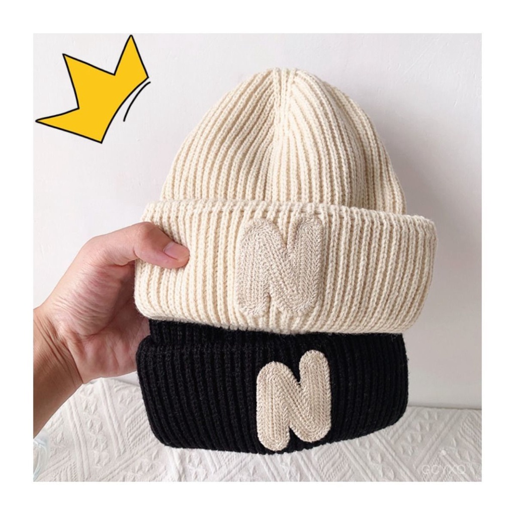 MNGRL Mũ len MNGRL phong cách Hàn Quốc thời trang thu đông dành cho trẻ em