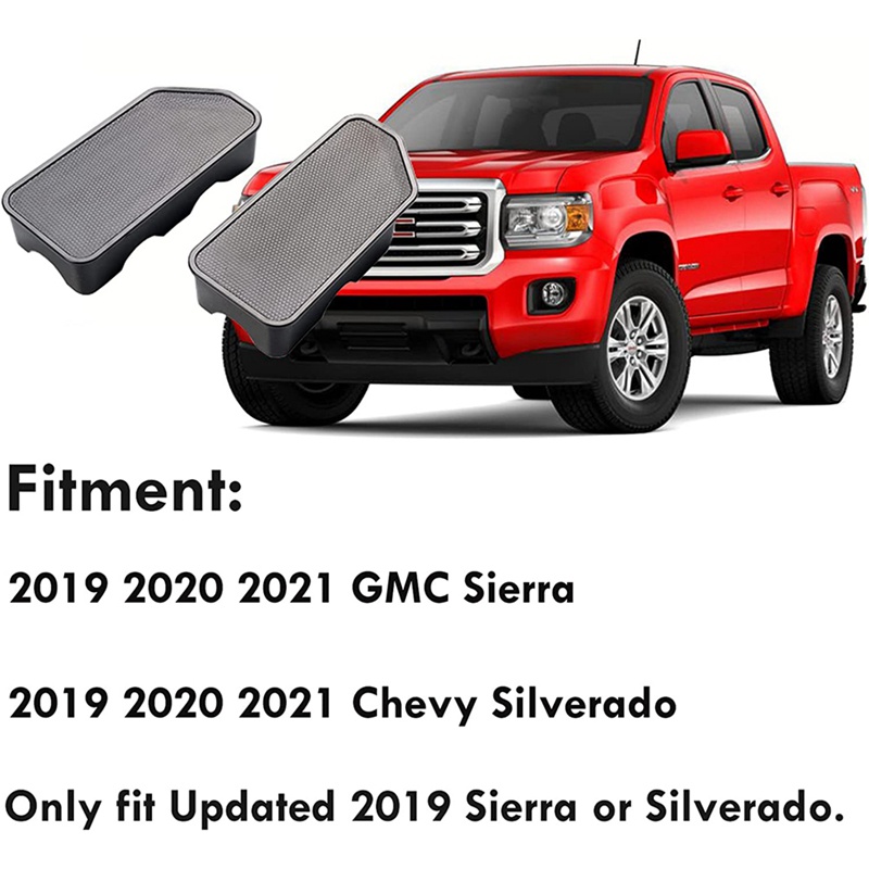 Nắp Đậy Màu Đen Chuyên Dụng Cho GMC Sierra Chevrolet Silverado 2019 2020 2021