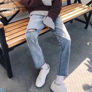 Quần jean nam hàn quốc quần baggy quần jeans unisex chất đẹp