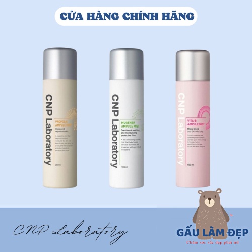 Xịt Khoáng Dưỡng Da Căng Bóng Ẩm Mịn Tức Thời CNP Laboratory - 100ml