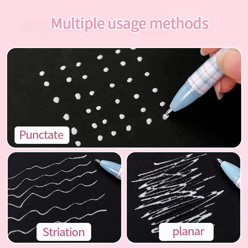 Bút Keo Dán Họa Tiết Hoạt Hình Sáng Tạo DIY