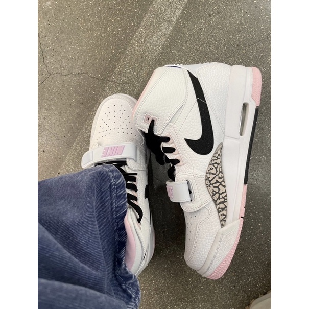 Giày Air Jordan Legacy 312 GS White Black Pink Foam