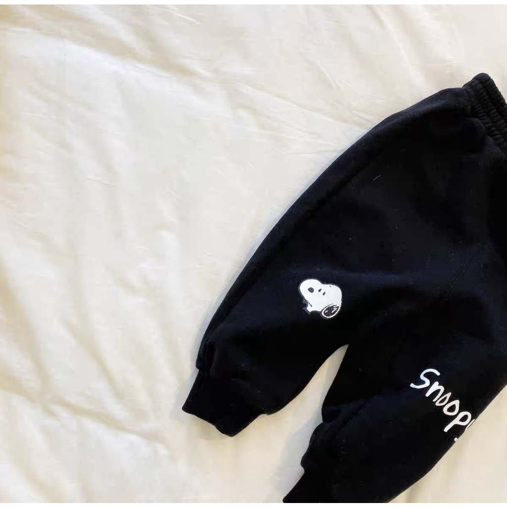 Quần Nỉ Bông Cho Bé, Quần Dài Cute Cả Trai Và Bé Gái 8 Đến 28Kg Chất Liệu Nỉ Bông Chaarlie Kids