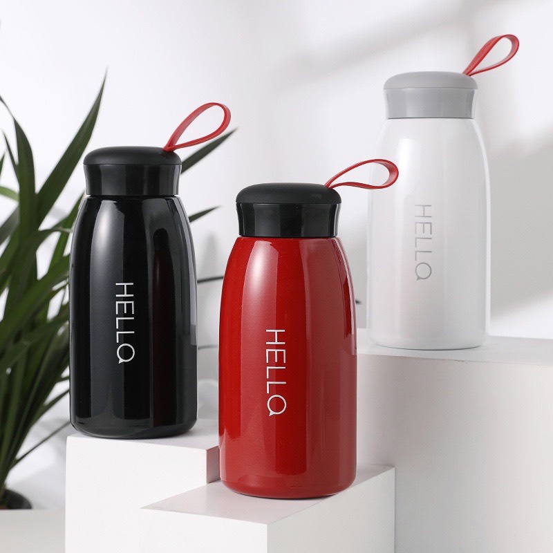 Bình giữ nhiệt HELLO DREAM 500ml  bằng thép không gỉ 304 nhỏ gọn vách ngăn rò rỉ, giữ nhiệt cực tốt - BN42
