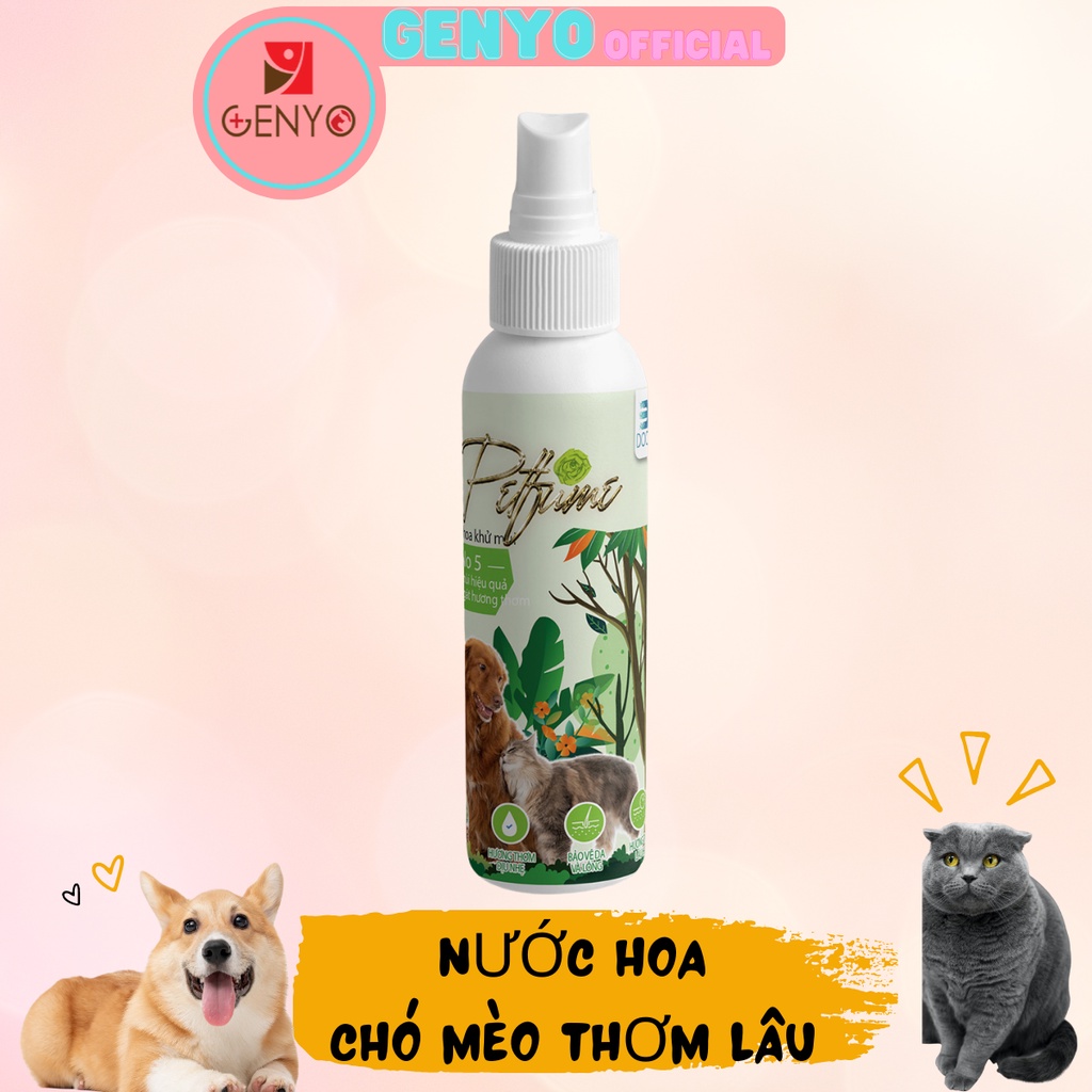 Nước hoa cho chó mèo siêu thơm bát ngát - Nước hoa bobo 120ml