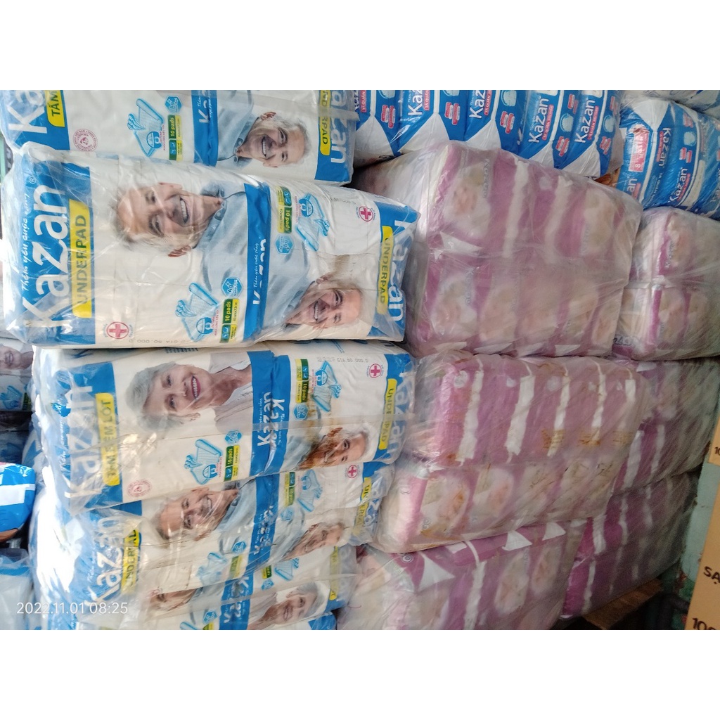 Combo 2 gói lót sơ sinh newborn Kazuo NB1- 52 cho bé