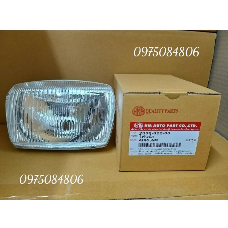 Chóa đèn trước xe Dream nhập khẩu chính hãng Honda Thái Lan