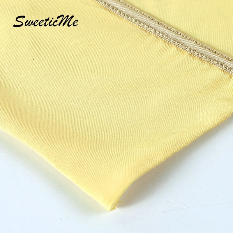 Áo Sát Nách Dáng Ôm Màu Trơn Phối Khóa Kéo Thời Trang Quyến Rũ Cho Nữ