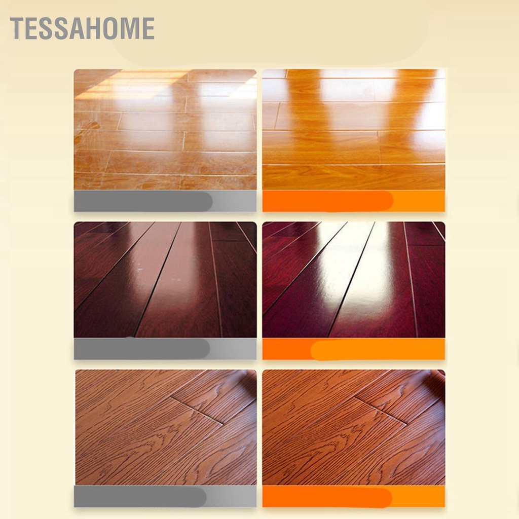 TessaHome Nước lau sàn 500ml Loại bỏ vết bẩn mạnh Làm sáng da Mùi thơm Ngói làm sạch gỗ Dung dịch vệ sinh