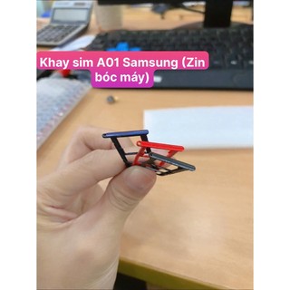 Khay sim A01 Samsung (Tháo máy hơi xước)