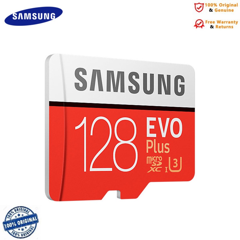 SAMSUNG Thẻ Nhớ Micro SD 256G 128GB 64GB 512GB 100Mb / s Class10 U3 U1 SDXC