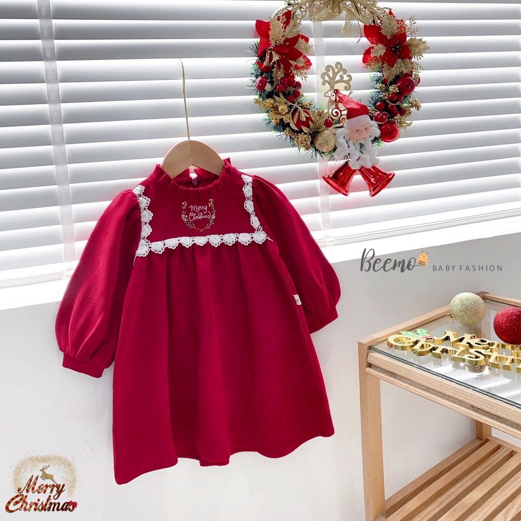 Đầm babydoll noel/tết cho bé gái