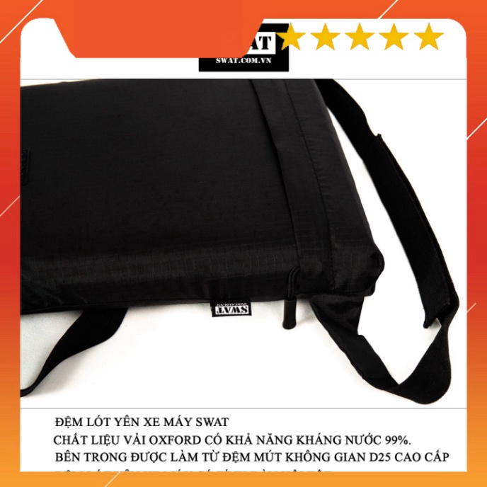 Đệm Lót Yên Xe Máy Đàn Hồi Siêu Êm, Chống Thấm Nước - Phụ Kiện Phượt