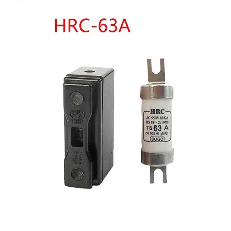 Cầu chì điện áp thấp HRC-32A HRC-63A 100A 200A Giá đỡ cầu chì