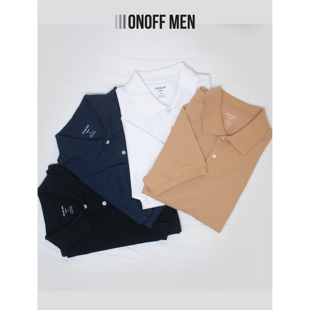 Áo polo nam 100% cotton thoáng mát thanh lịch - chính hãng ONOFF