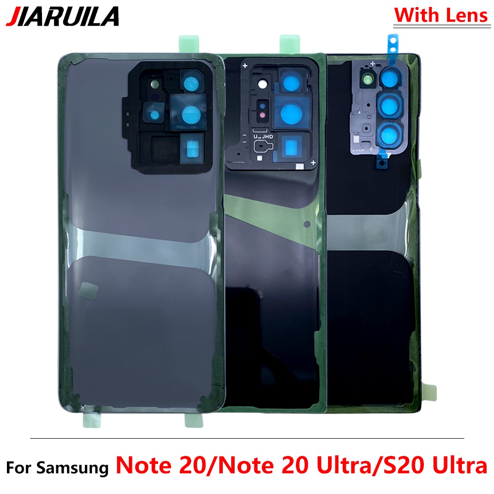 Mới Nắp Đậy Pin Thay Thế Cho Camera Sau Điện Thoại Samsung Galaxy Note 20 S20 Ultra