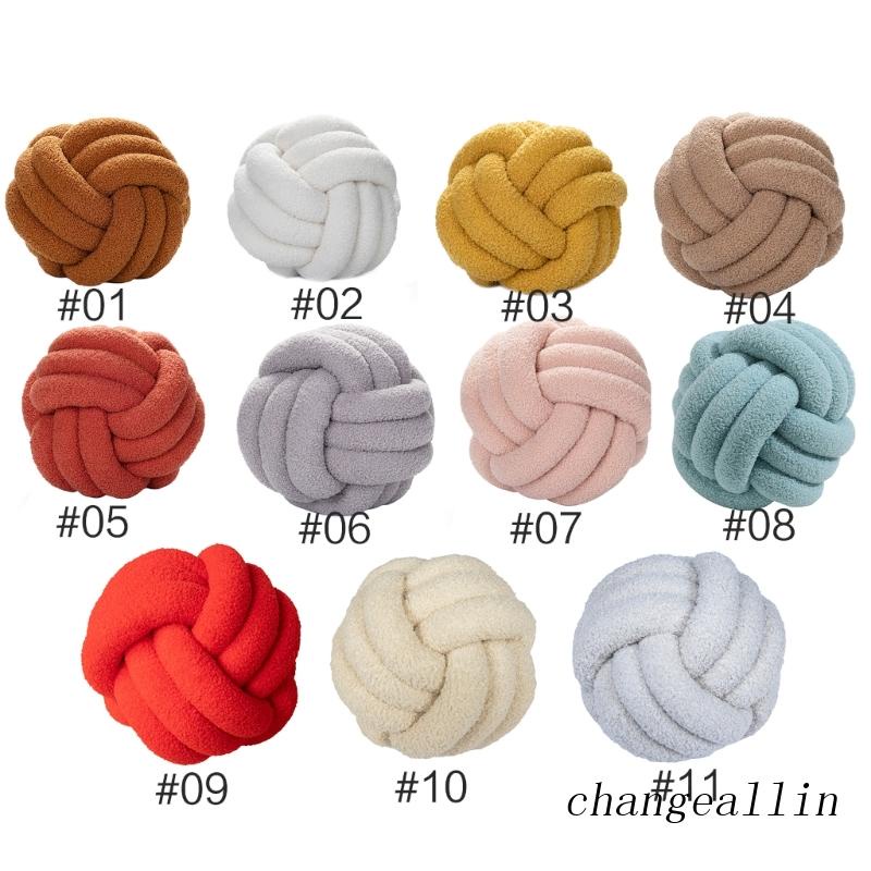 Gối Tròn Thắt Nút Handmade Trang Trí Phòng Ngủ Cho Bé Trai