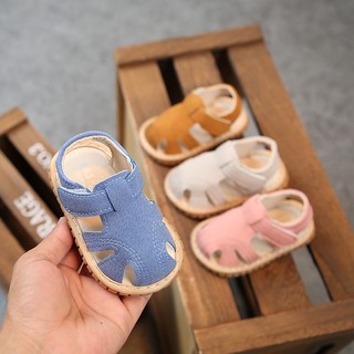 Dép sandal tập đi cho bé trai bé gái đế êm quai mềm có kèn kêu