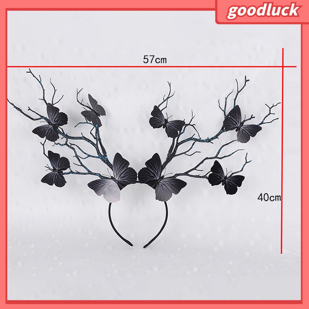 Chúc may mắn| Băng Đô Cài Tóc Hình Sừng Hươu Phong Cách Halloween