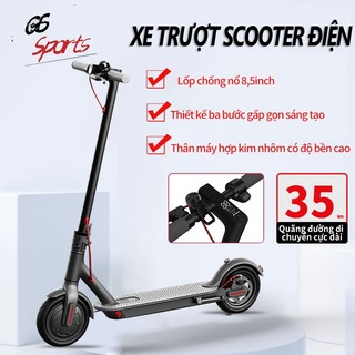 Xe Scooter Điện Gấp Gọn Tốc độ trên giờ 25km/h Quãng đường di chuyển cực dài 30km Thanh thiếu niên nam nữ đi làm đi h