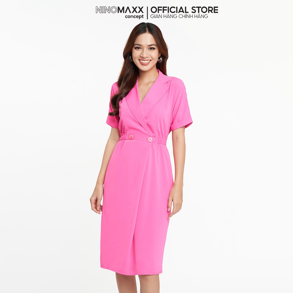 N&amp;M Đầm Kiểu Nữ Vải Lụa Sen Dáng Trẻ Trung 2206049