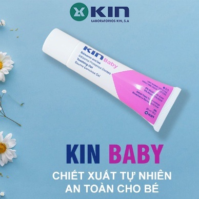 Gel Bôi Kin Baby Giảm Sưng Nướu, Tay Chân Miệng, Giảm Đau Khi Mọc Răng Cho Bé 30ml