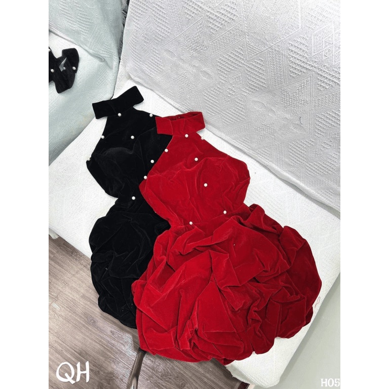 XẢ HÀNG CUỐI NĂM SALE SẬP SÀN | ĐẦM NHUNG CỨNG CÓ MÚT LÓT QUẦN CƯỜM ĐÓNG DÁNG NGẮN XINH XẮN MẶC ĐI CHƠI ĐI TIỆC ĐỀU ĐƯỢC